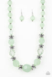 Dine and Dash - Green Necklace - Paparazzi Accessories