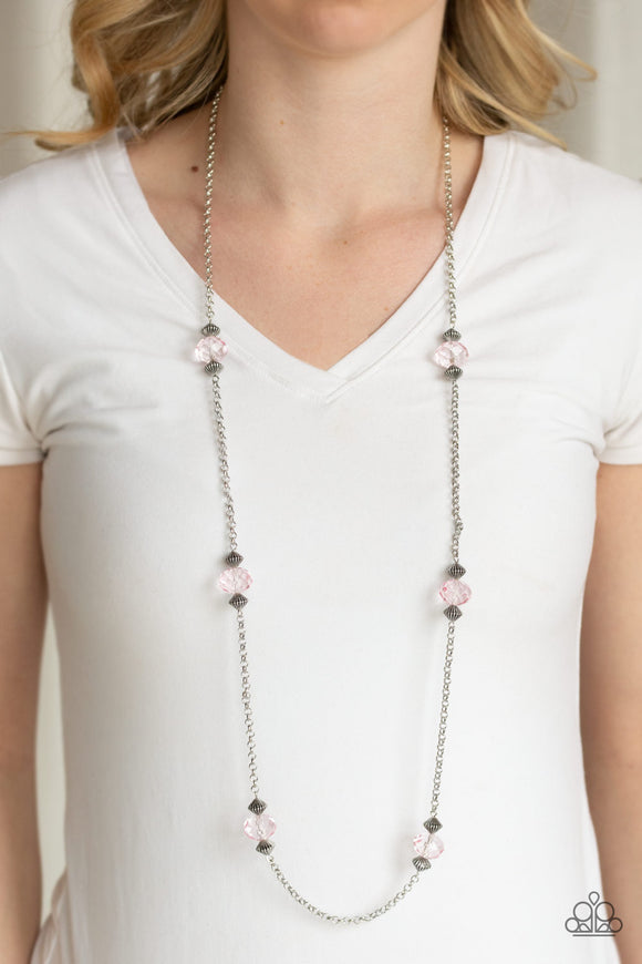 Season of Sparkle - Pink Necklace - Paparazzi Accessories
