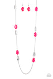 Beachfront Beauty - Pink Necklace - Paparazzi Accessories