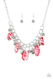 Chroma Drama - Red Necklace - Paparazzi Accessories