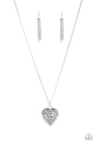 Victorian Valentine - Silver Necklace - Paparazzi Accessories