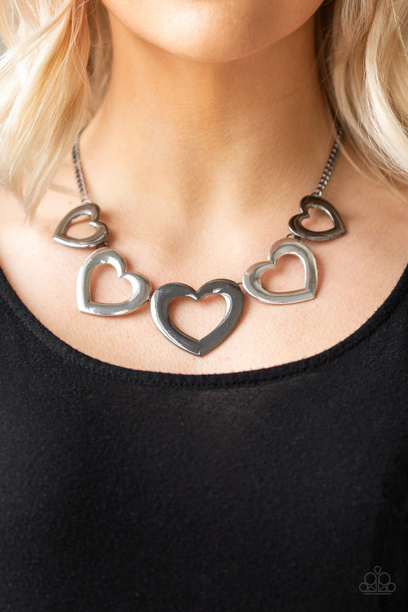 Hearty Hearts - Multi Necklaces - Paparazzi Accessories