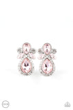 Celebrity Crowd - Pink Earrings - Paparazzi Accessories