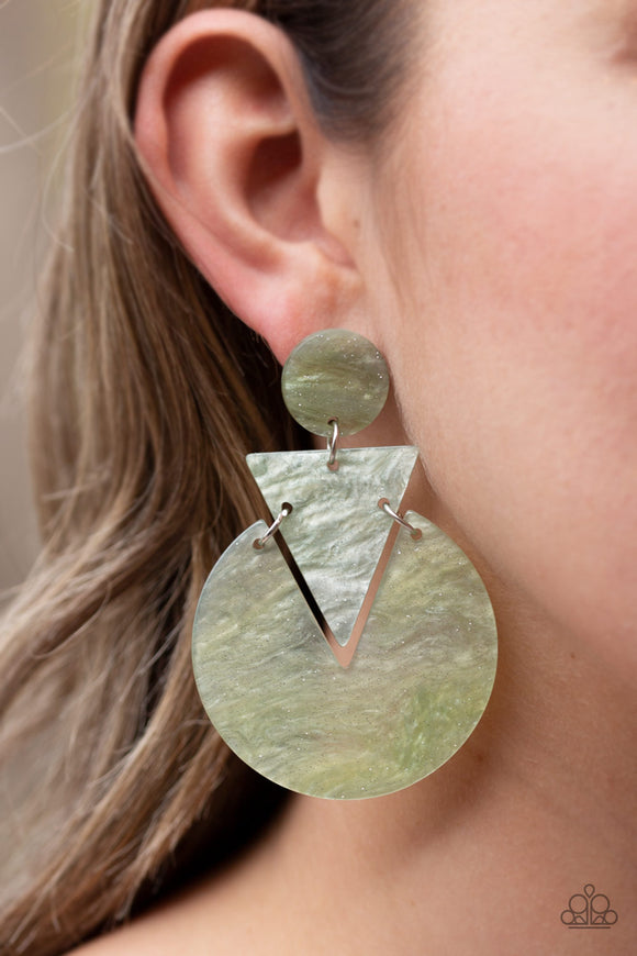 Head Under WATERCOLORS - Multi Earrings - Paparazzi Accessories