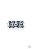 Distractingly Demure - Blue Ring - Paparazzi Accessories