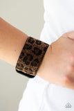 Cheetah Cabana - Brown Wrap Bracelet - Paparazzi Accessories