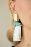 Insta Inca - Blue Earrings - Paparazzi Accessories
