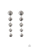 Drippin In Starlight - Silver Earrings - Paparazzi Accessories