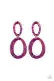 Hey, HAUTE Rod - Multi Earrings - Paparazzi Accessories