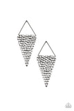Have A Bite - Silver Earrings - Paparazzi Accessories