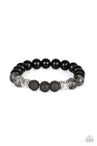 Mantra - Black Bead Bracelet - Paparazzi Accessories