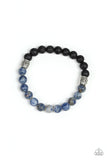 Take It Easy - Blue Bead Bracelet - Paparazzi Accessories