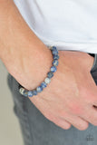 Take It Easy - Blue Bead Bracelet - Paparazzi Accessories