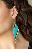 Bodaciously Bohemian - Blue Earrings - Paparazzi Accessories