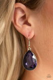 Limo Ride - Purple Earrings - Paparazzi Accessories