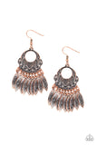 Country Chimes - Copper Earrings - Paparazzi Accessories