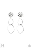 Modern Reflections - Silver Earrings - Paparazzi Accessories