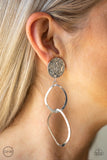 Modern Reflections - Silver Earrings - Paparazzi Accessories