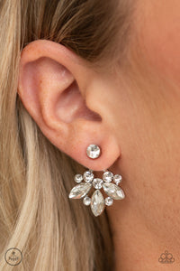 Crystal Constellations - White Earrings - Paparazzi Accessories
