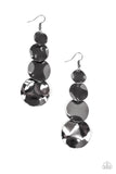 Modern Mecca - Black Earrings - Paparazzi Accessories