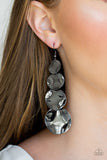 Modern Mecca - Black Earrings - Paparazzi Accessories