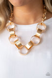 Big Hit - Gold Necklace - Paparazzi Accessories