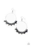 Crystal Collaboration - Blue Earrings - Paparazzi Accessories