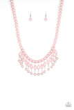 Miss Majestic - Pink Necklace - Paparazzi Accessories