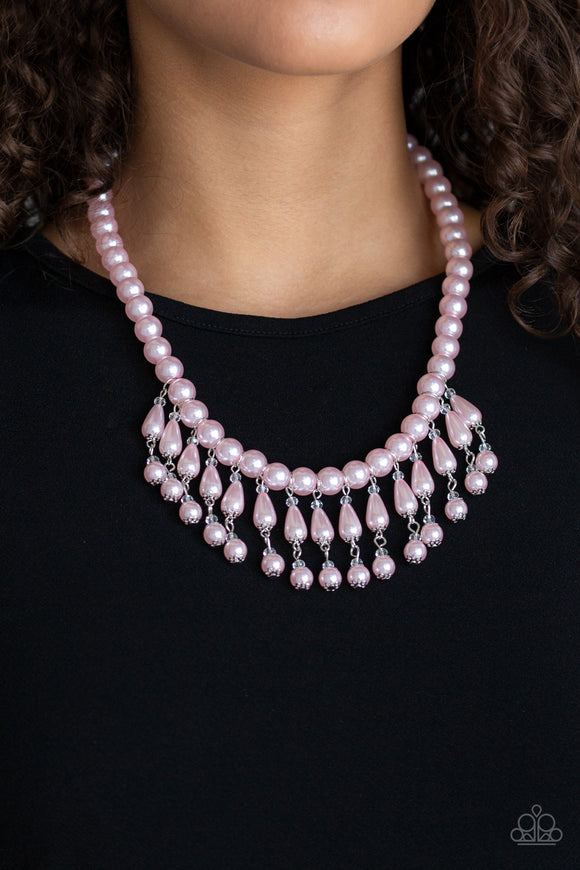 Miss Majestic - Pink Necklace - Paparazzi Accessories