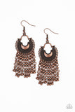 Catching Dreams - Copper Earrings - Paparazzi Accessories