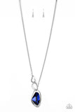 Optical Opulence - Blue Necklace - Paparazzi Accessories
