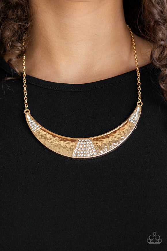 Stardust - Gold Necklace - Paparazzi Accessories