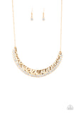 Impressive - Gold Necklace - Paparazzi Accessories