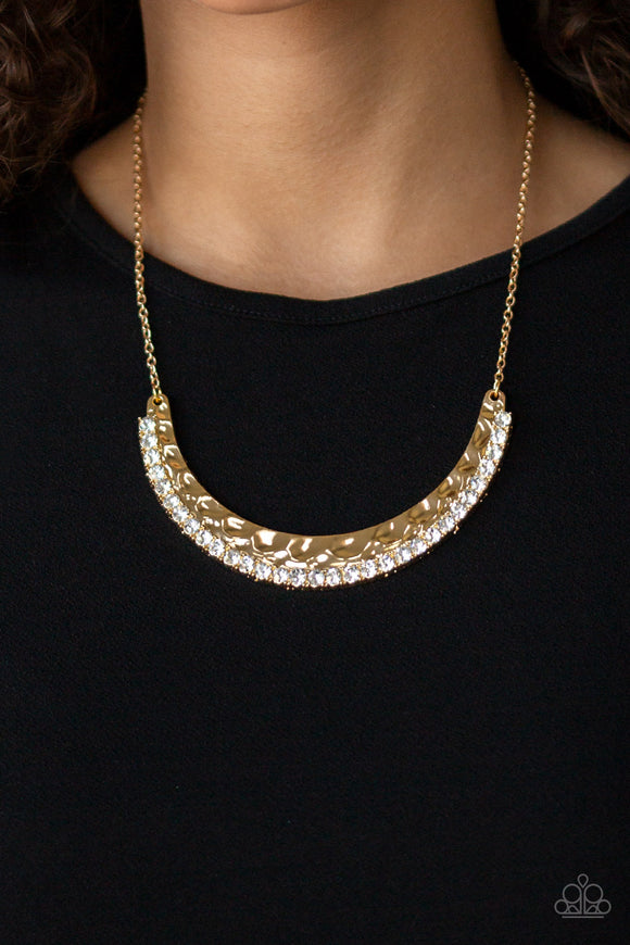 Impressive - Gold Necklace - Paparazzi Accessories