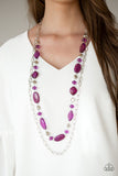 Colorful Couture - Purple Necklace - Paparazzi Accessories