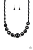 SoHo Socialite - Black Necklace - Paparazzi Accessories
