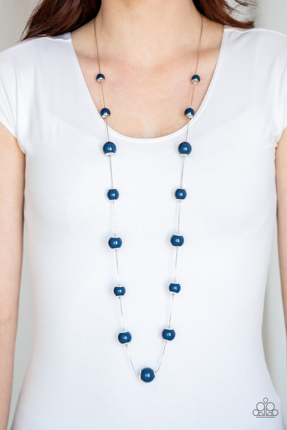 5th Avenue Frenzy - Blue Necklace - Paparazzi Accessories