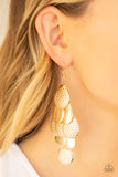 Chime Time - Gold Earrings - Paparazzi Accessories