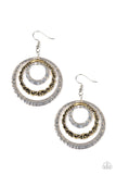 Out Of Control Shimmer - Multi Earrings - Paparazzi Accessories