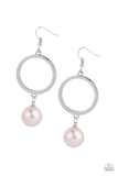SoHo Solo - Pink Earrings - Paparazzi Accessories