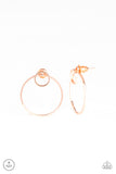 Spin Cycle - Rose Gold Earrings - Paparazzi Accessories
