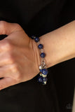 Glossy Glow - Blue Bracelet - Paparazzi Accessories