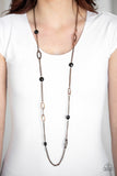Duchess Dazzle - Copper Necklace - Paparazzi Accessories