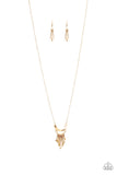 Trendsetting Trinket - Gold Necklace - Paparazzi Accessories