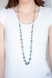 Secret Treasure - Blue Necklace - Paparazzi Accessories