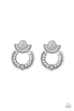 Texture Takeover - Silver Earrings - Paparazzi Accessories