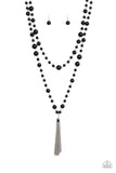 Social Hour - Black Necklace - Paparazzi Accessories