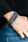 Soul Searchin - Blue Bracelet - Paparazzi Accessories