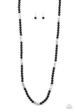 Girls Have More FUNDS - Black Necklace - Paparazzi Accessories