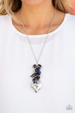 Beach Buzz - Evening Blue Necklace - Paparazzi Accessories